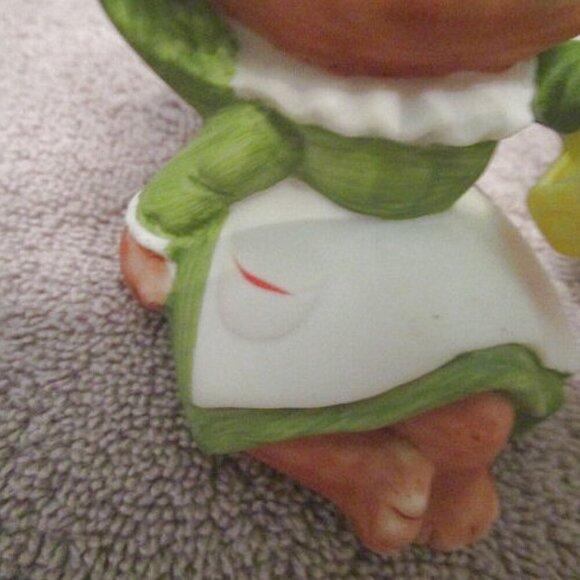 Vintage SET OF 2 Homco CHRISTMAS BEAR Figurines BISQUE Porcelain SANTA Couple - Picture 4 of 11